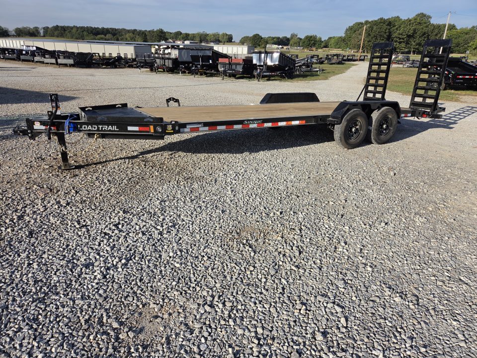 New 2027 Load Trail 83X22 TANDEM 14K EQUIPMENT HAULER W/WIDE STANDUPS & FULL TONGUE TOOLBOX