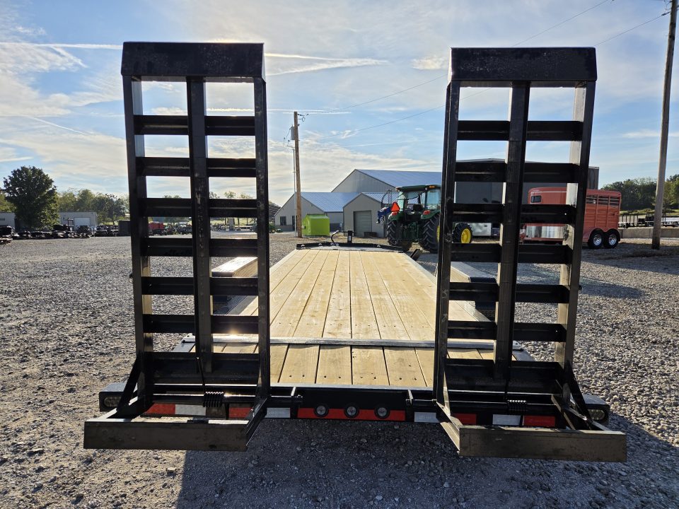 New 2027 Load Trail 83X22 TANDEM 14K EQUIPMENT HAULER W/WIDE STANDUPS & FULL TONGUE TOOLBOX