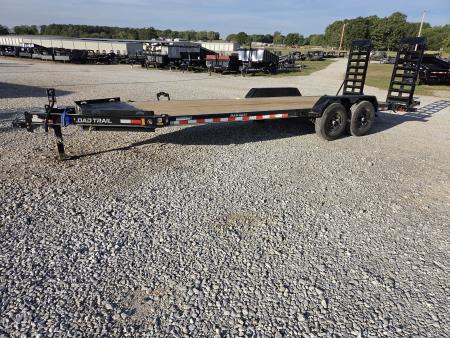 New 2027 Load Trail 83X22 TANDEM 14K EQUIPMENT HAULER W/WIDE STANDUPS & FULL TONGUE TOOLBOX