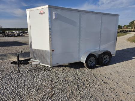 New 2027 Rock Solid 6X12 TANDEM 7K CARGO W/6' 6" HEIGHT & RAMP DOOR