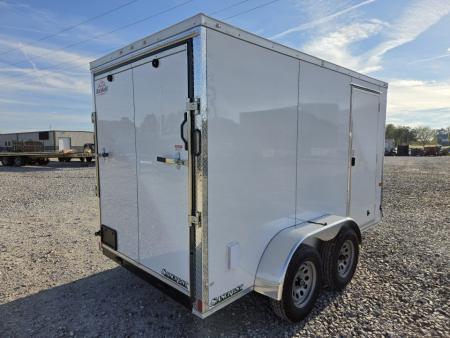 New 2027 Rock Solid 6X12 TANDEM 7K CARGO W/6' 6" HEIGHT & RAMP DOOR