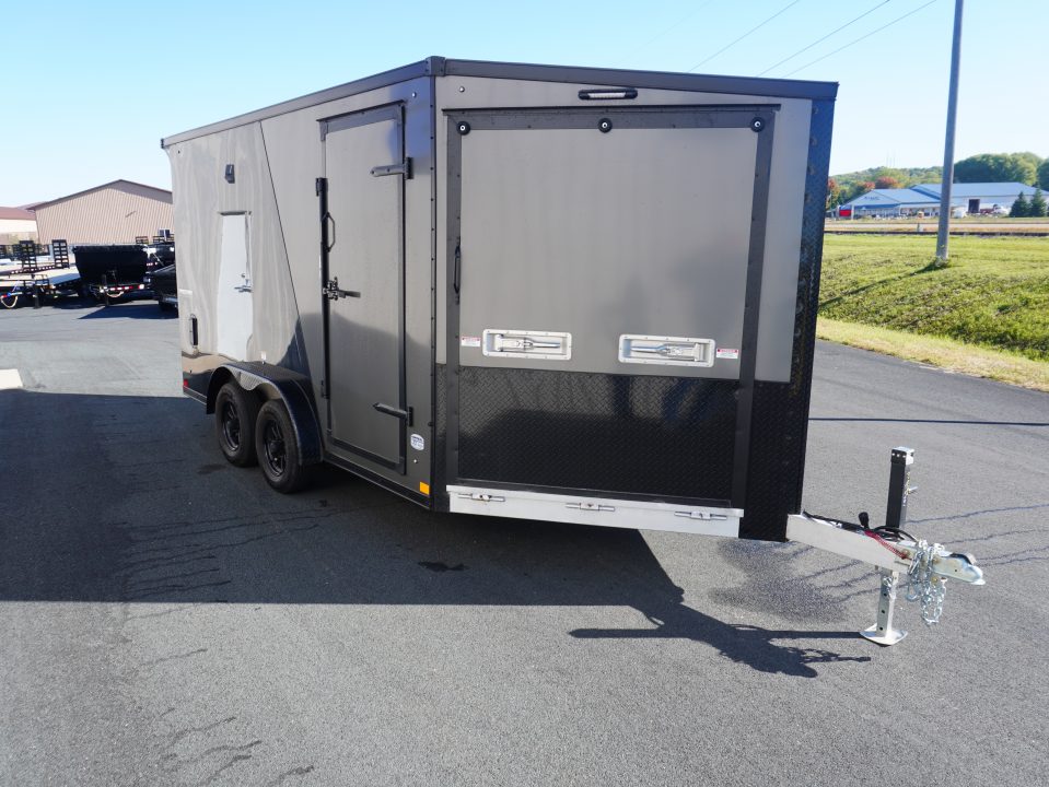 New 2025 Stealth Trailers 7.5x19 Predator Snowmobile Trailer