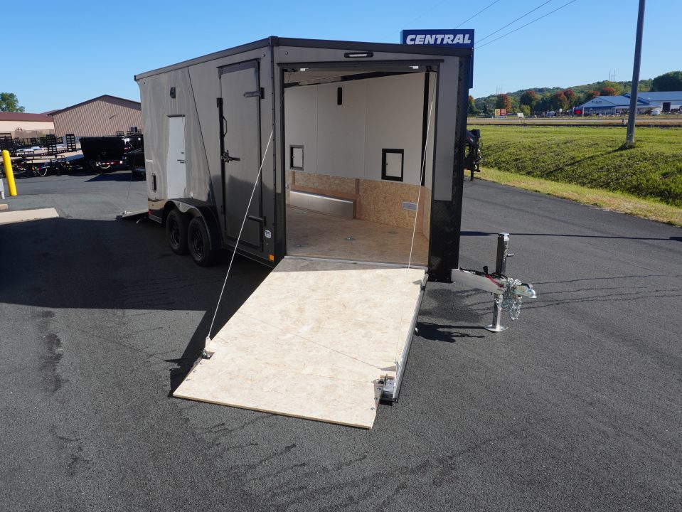 New 2025 Stealth Trailers 7.5x19 Predator Snowmobile Trailer