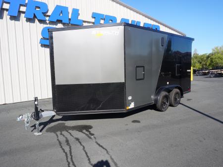 New 2025 Stealth Trailers 7.5x19 Predator Snowmobile Trailer