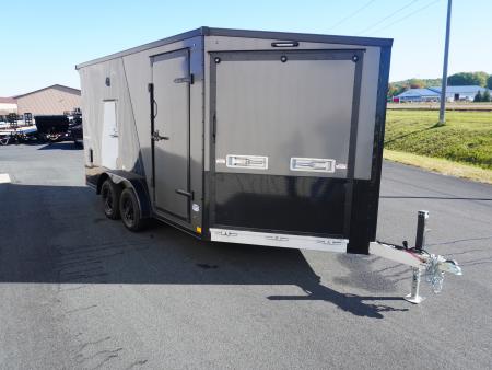 New 2025 Stealth Trailers 7.5x19 Predator Snowmobile Trailer