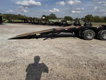 New 2027 Behnke 102"X45' 30 Ton Step Deck Trailer | PAVER RAMPS AIR RIDE