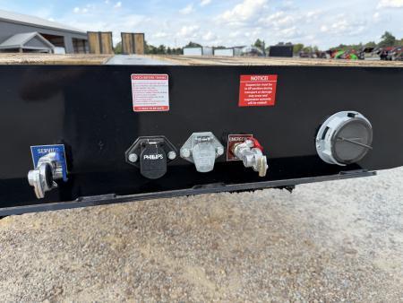 New 2027 Behnke 102"X45' 30 Ton Step Deck Trailer | PAVER RAMPS AIR RIDE
