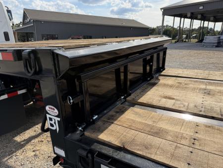 New 2027 Behnke 102"X45' 30 Ton Step Deck Trailer | PAVER RAMPS AIR RIDE