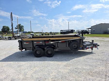 Used 2026 Diamond C Trailers 82X16 TANDEM 20K TELESCOPIC DUMP W/ 24" SIDES, 7GA FLOOR, SLIDE IN RAMPS Dump Trailer