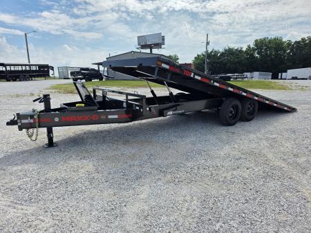 Used 2025 MAXX-D 102X22 TANDEM 16K FULL TILT W/ WINCH PLATE & WIRELESS REMOTE Tilt Trailer
