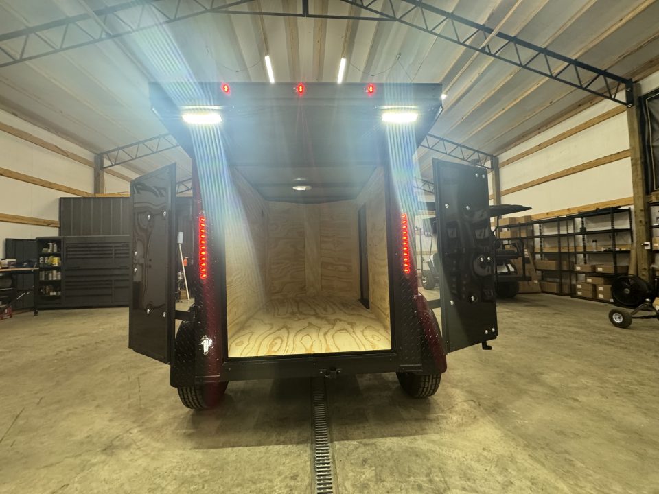 New 2027 PowerLine Cargo 4x6SA Cargo / Enclosed Trailer