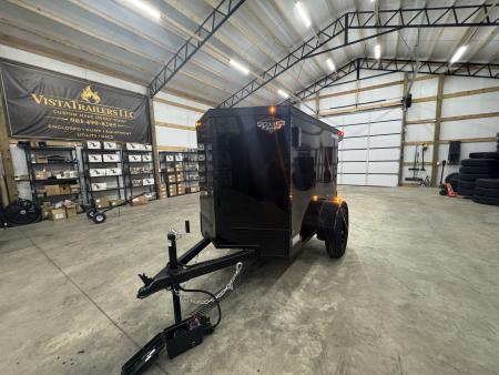 New 2027 PowerLine Cargo 4x6SA Cargo / Enclosed Trailer