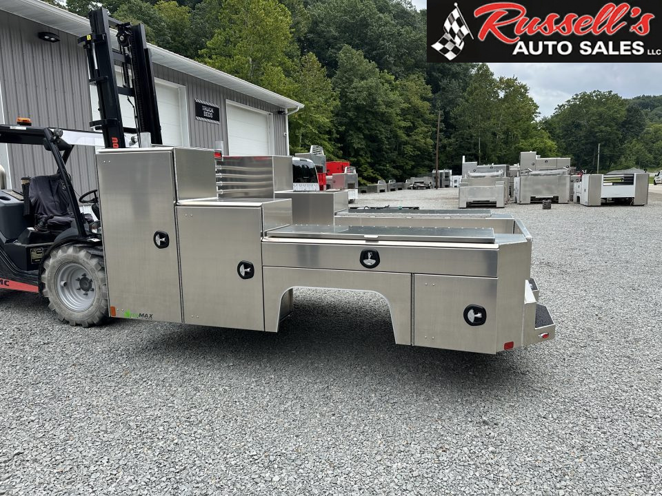 New Martin Truck Bodies Aluminum Gooseneck Service Body DRW 84" CA Cab and Chassis 57" Tall Front Box SMOOTH APPEARANCE Gooseneck Bodies