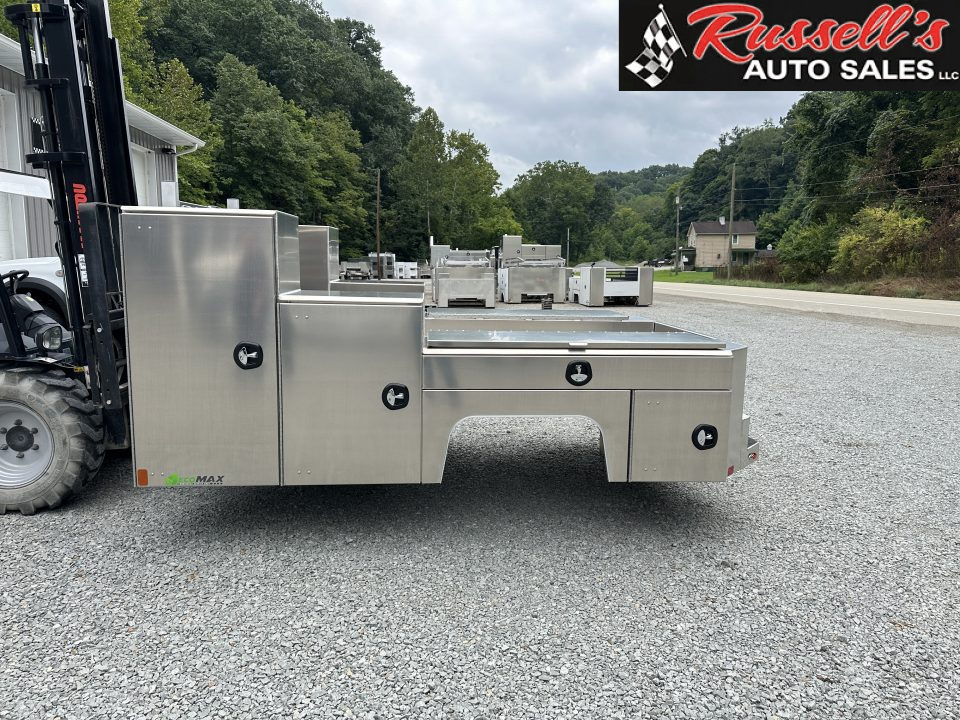 New Martin Truck Bodies Aluminum Gooseneck Service Body DRW 84" CA Cab and Chassis 57" Tall Front Box SMOOTH APPEARANCE Gooseneck Bodies