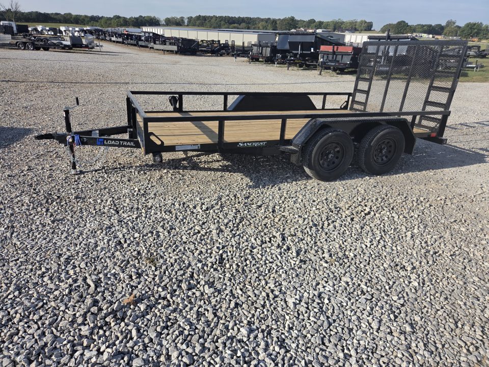 New 2027 Load Trail 83X14 TANDEM 7K TUBETOP UTILITY W/4' SPRING GATE