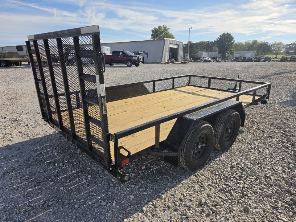 New 2027 Load Trail 83X14 TANDEM 7K TUBETOP UTILITY W/4' SPRING GATE