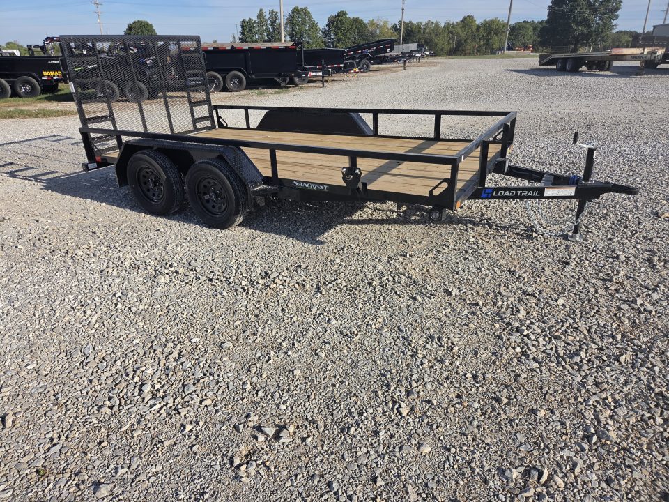 New 2027 Load Trail 83X14 TANDEM 7K TUBETOP UTILITY W/4' SPRING GATE