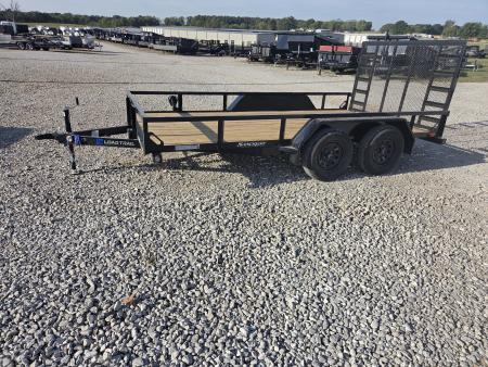 New 2027 Load Trail 83X14 TANDEM 7K TUBETOP UTILITY W/4' SPRING GATE