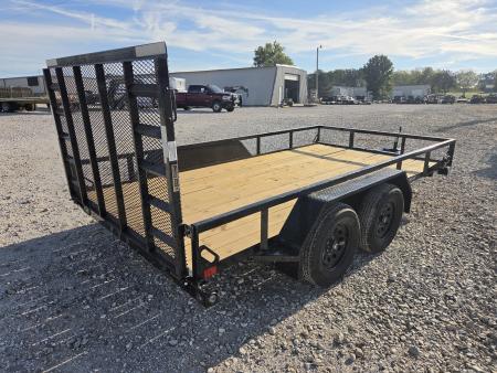 New 2027 Load Trail 83X14 TANDEM 7K TUBETOP UTILITY W/4' SPRING GATE
