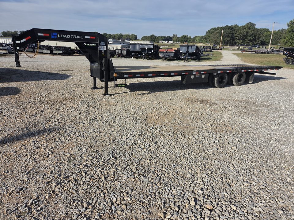 New 2027 Load Trail 102X32 TANDEM LO-PRO GOOSENECK W/12' CLETED HYDROTAIL 10K AXLES HDSS & HYDROJACKS