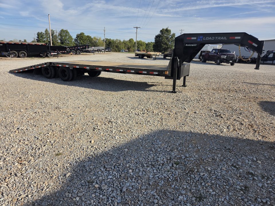 New 2027 Load Trail 102X32 TANDEM LO-PRO GOOSENECK W/12' CLETED HYDROTAIL 10K AXLES HDSS & HYDROJACKS