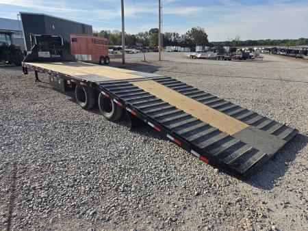 New 2027 Load Trail 102X32 TANDEM LO-PRO GOOSENECK W/12' CLETED HYDROTAIL 10K AXLES HDSS & HYDROJACKS