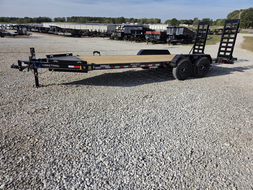 New 2027 Load Trail 83X20 TANDEM 14K EQUIPMENT HAULER W/WIDE STANDUPS & FULL TONGUE TOOLBOX