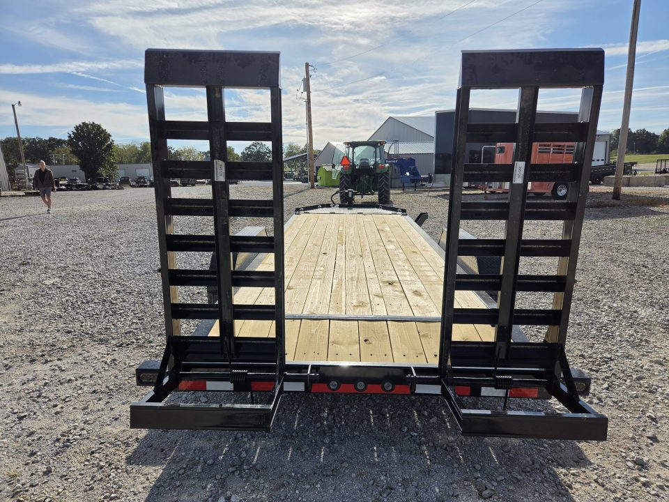 New 2027 Load Trail 83X20 TANDEM 14K EQUIPMENT HAULER W/WIDE STANDUPS & FULL TONGUE TOOLBOX