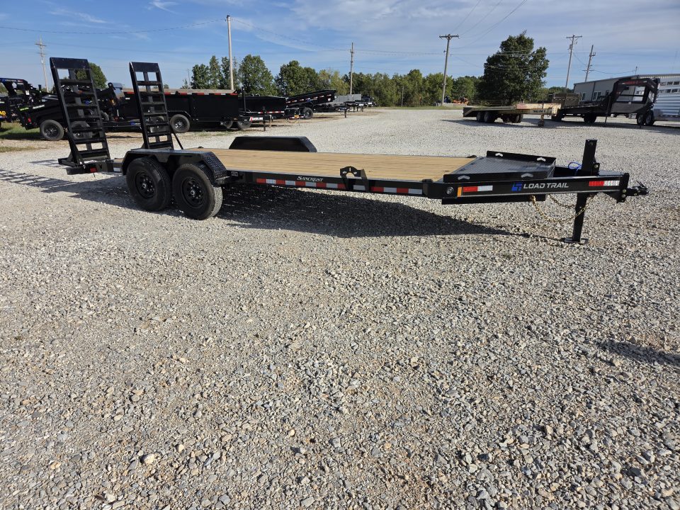 New 2027 Load Trail 83X20 TANDEM 14K EQUIPMENT HAULER W/WIDE STANDUPS & FULL TONGUE TOOLBOX