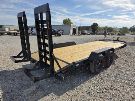 New 2027 Load Trail 83X20 TANDEM 14K EQUIPMENT HAULER W/WIDE STANDUPS & FULL TONGUE TOOLBOX
