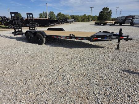 New 2027 Load Trail 83X20 TANDEM 14K EQUIPMENT HAULER W/WIDE STANDUPS & FULL TONGUE TOOLBOX
