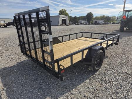 New 2027 Load Trail 77X12 SINGLE 3.5K TUBETOP UTILITY W/4' SPRING GATE