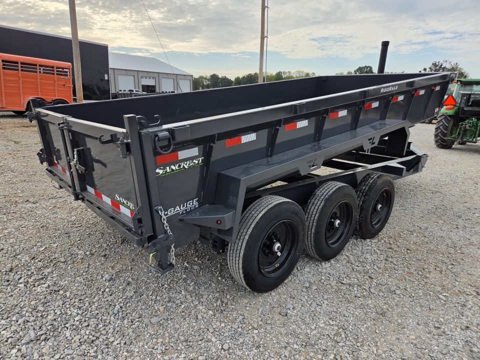 New 2027 Lamar 83X16 TRIPLE 21K TELESCOPIC DUMP W/24" SIDES & 17.5"/16PLY