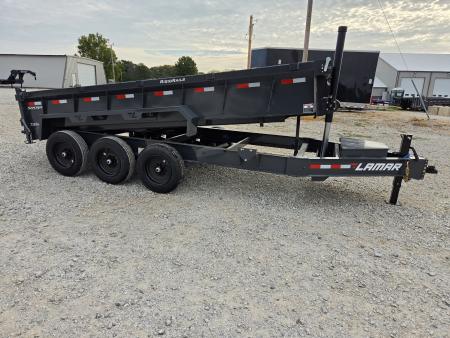 New 2027 Lamar 83X16 TRIPLE 21K TELESCOPIC DUMP W/24" SIDES & 17.5"/16PLY