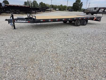 New 2027 Lamar 102X24 TANDEM 14K DECKOVER W/MAX RAMPS