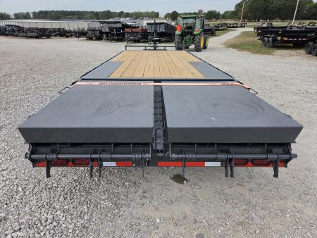 New 2027 Lamar 102X24 TANDEM 14K DECKOVER W/MAX RAMPS
