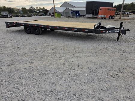 New 2027 Lamar 102X24 TANDEM 14K DECKOVER W/MAX RAMPS