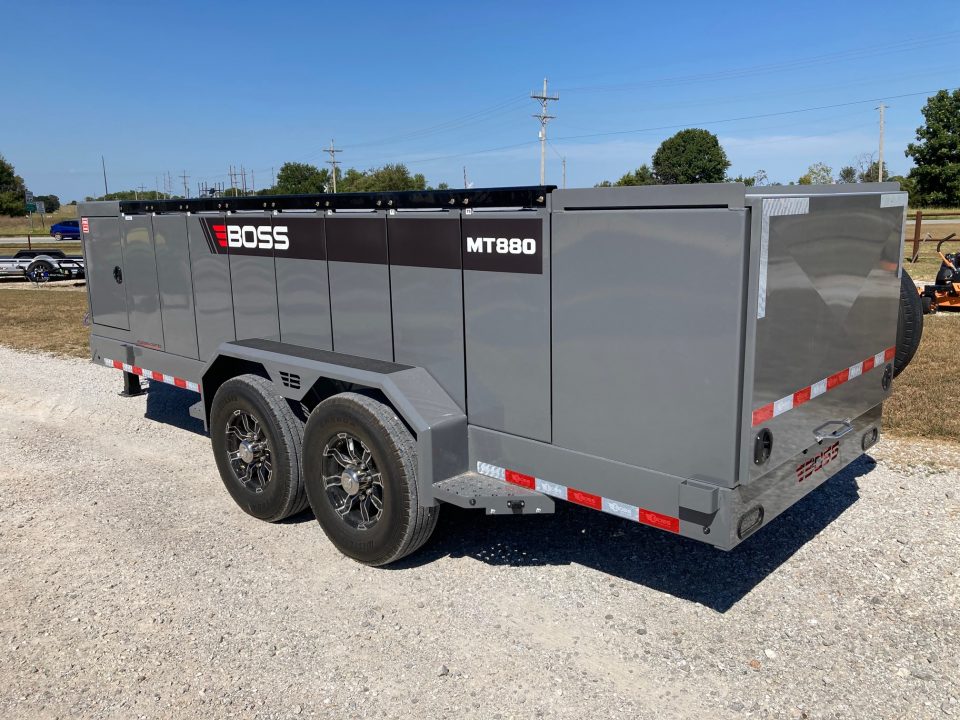 New 2027 Boss Trailers TANDEM 14K 880 GALLON DIESEL FUEL TRAILER W/ 30 GPM ENGINE, DEF TANK, HYDROJACK & AIR COMPRESSOR Fuel Trailer