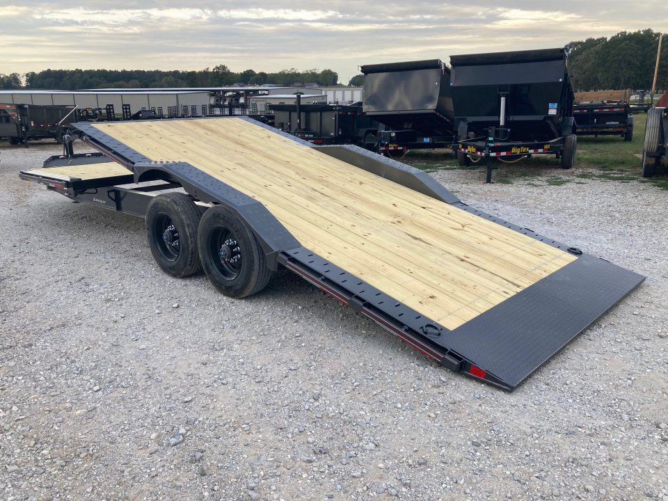 New 2027 Diamond C Trailers 102X24 TANDEM 23K TILT W/ 6' STATIONARY DECK, 18' TILT DECK W/ POWER OPTION, DRIVE OVER FENDERS & HYDROJACK Tilt Trailer