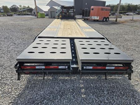 New 2027 Legend 102X25 TANDEM LO-PRO GOOSENECK W/10K AXLES & MAX RAMPS