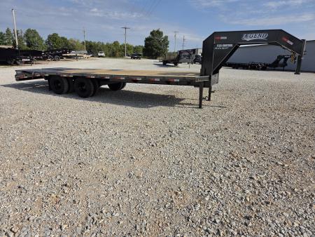 New 2027 Legend 102X25 TANDEM LO-PRO GOOSENECK W/10K AXLES & MAX RAMPS