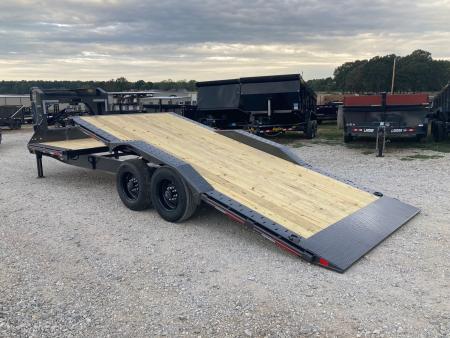 New 2027 Diamond C Trailers 102X24 TANDEM 23K GN W/ 6' STATIONARY, 18' TILT DECK W/ POWER OPTION, HYDROJACKS & DRIVE OVER FENDERS Tilt Trailer