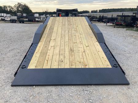 New 2027 Diamond C Trailers 102X24 TANDEM 23K GN W/ 6' STATIONARY, 18' TILT DECK W/ POWER OPTION, HYDROJACKS & DRIVE OVER FENDERS Tilt Trailer