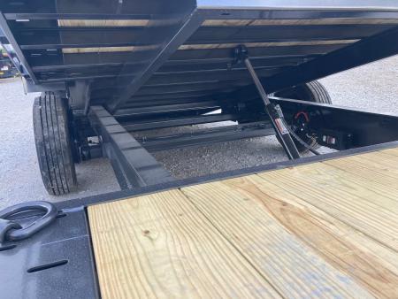 New 2027 Diamond C Trailers 102X24 TANDEM 23K GN W/ 6' STATIONARY, 18' TILT DECK W/ POWER OPTION, HYDROJACKS & DRIVE OVER FENDERS Tilt Trailer