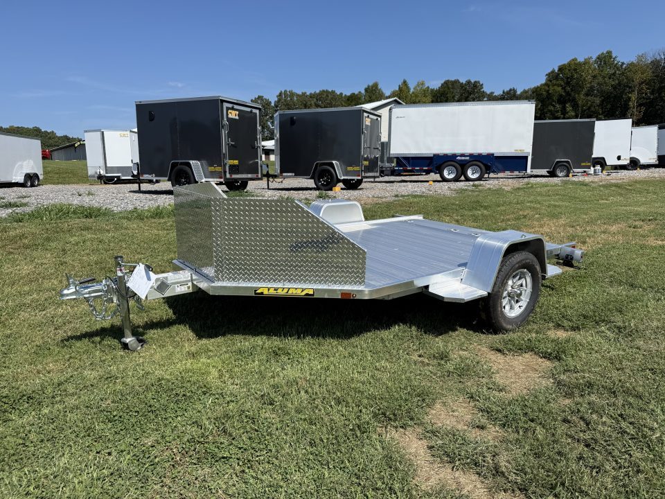 New 2027 Aluma MC210 S-R-RTD Motorcycle Trailer