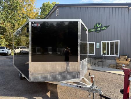 New 2027 Durabull 101x12 Single Axle Snowmobile Trailer with Snow Package