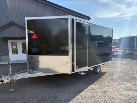 New 2027 Durabull 101x12 Single Axle Snowmobile Trailer with Snow Package