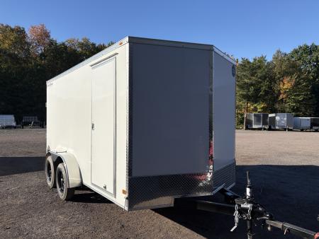 New 2027 Wells Cargo Fasttrac Deluxe 7x14 6'6  Interior Height Cargo / Enclosed Trailer with Ramp