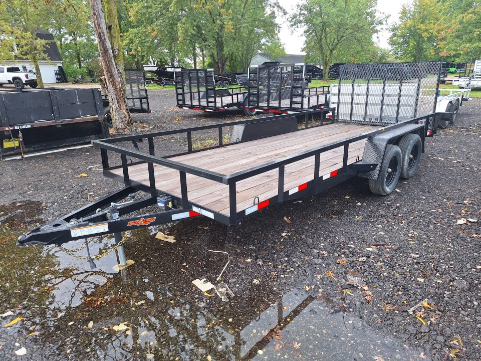 New 2025 Down 2 Earth Trailers 82x18 Tandem Axle Landscape Trailer