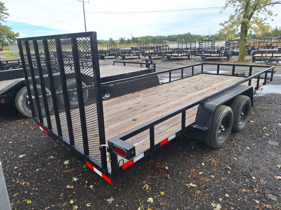 New 2025 Down 2 Earth Trailers 82x18 Tandem Axle Landscape Trailer